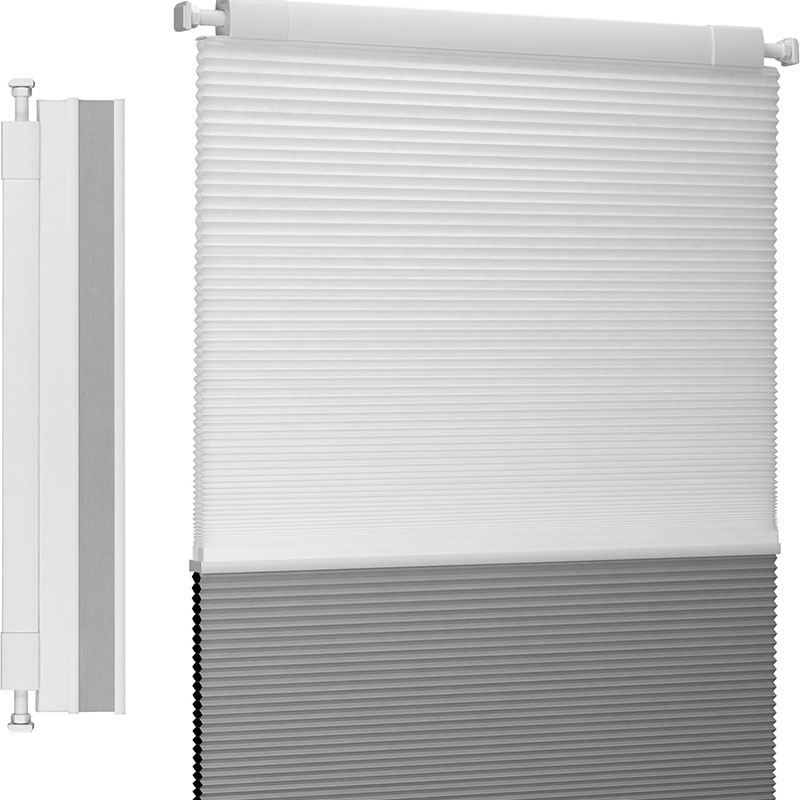 Kaksikerroksiset hunajakennoverhot